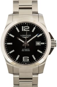 Longines Conquest Black Dial