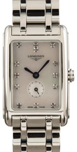 Longines DolceVita White Mother of Pearl Diamond Dial