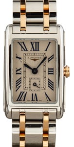 Longines DolceVita Steel & 18k Pink Gold