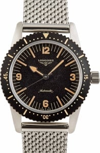 Longines Heritage Skin Diver Black Dial