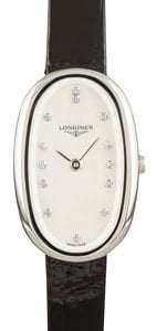 Longines Symphonette Stainless Steel on Leather Strap