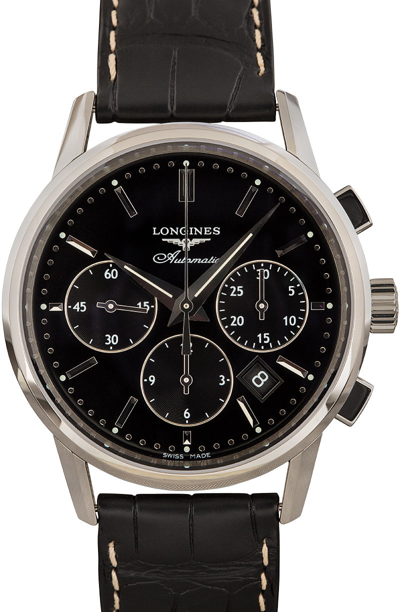 Buy Longines Column-Wheel Chronograph L2.749.4.52.0 | Bob's Watches ...