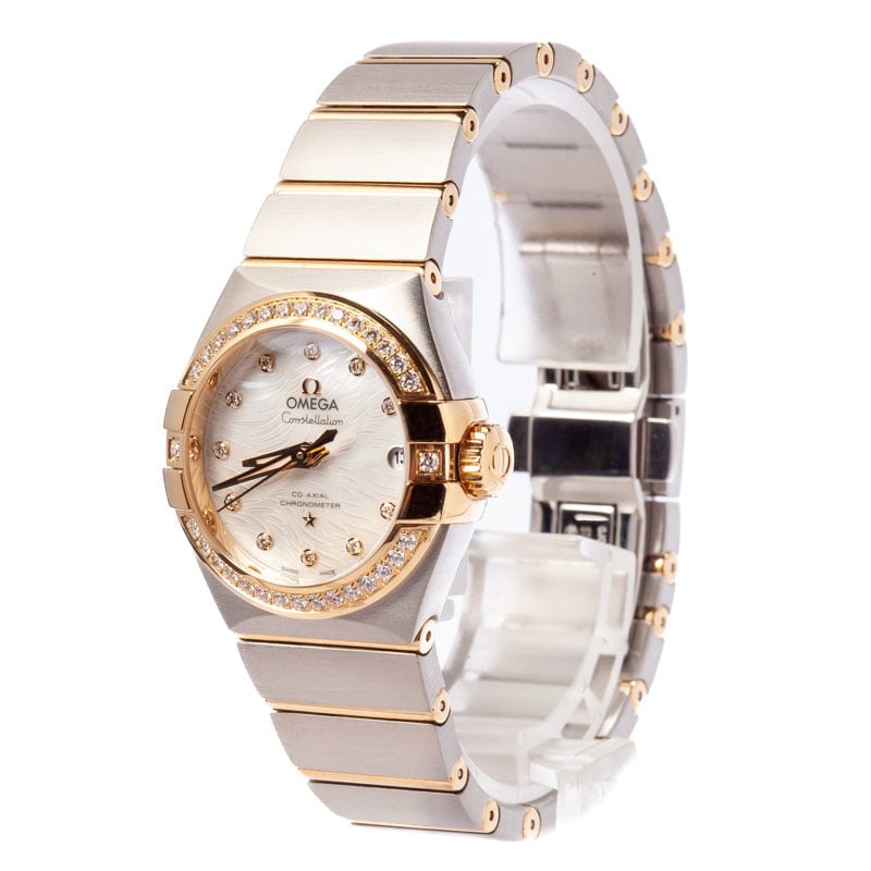 Ladies Omega Constellation Steel & Yellow Gold