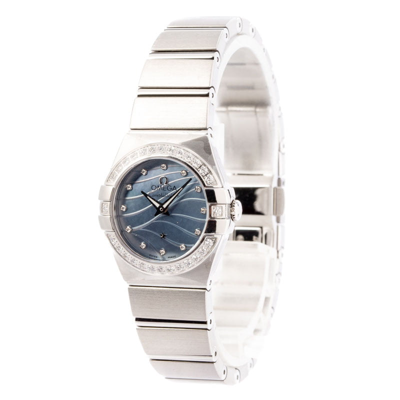Omega Constellation Blue Mother of Pearl Dial