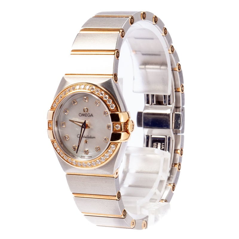 Lady Omega Constellation Diamond Dial & Bezel