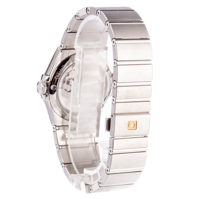 Omega Constellation Stainless Steel Diamond Bezel