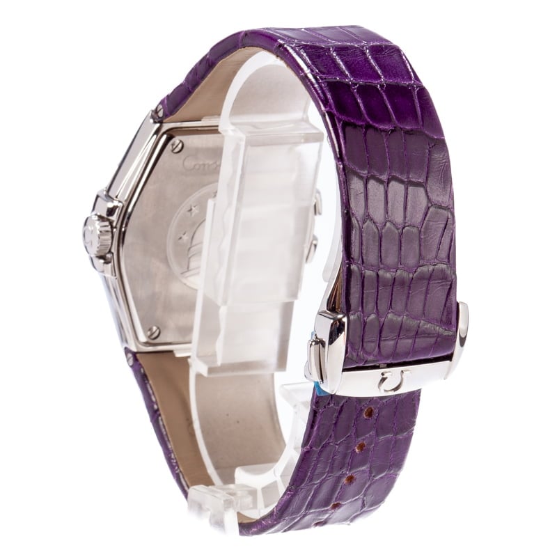 Omega Constellation Stainless Steel Purple Diamond Dial