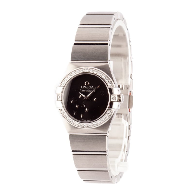 Womens Omega Constellation Stainless Steel Quartz