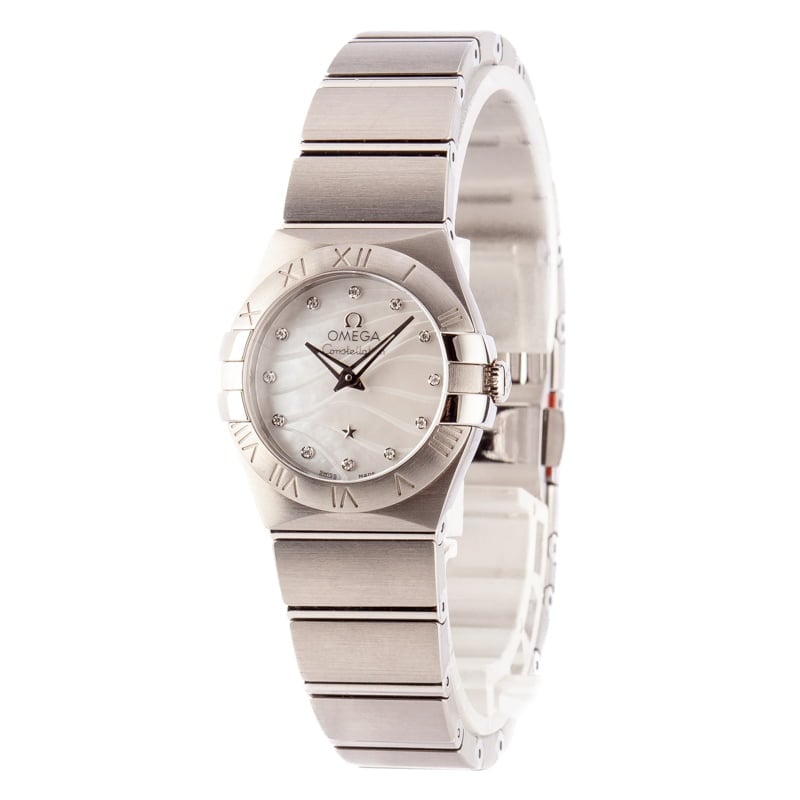 Omega constellation 24mm best sale