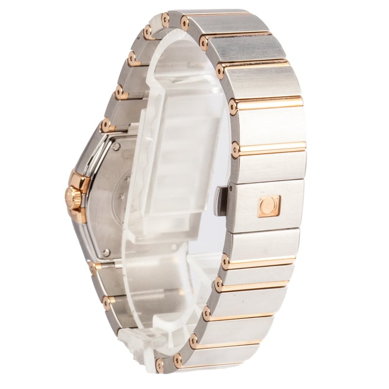 Ladies Omega Constellation Steel & Red Gold