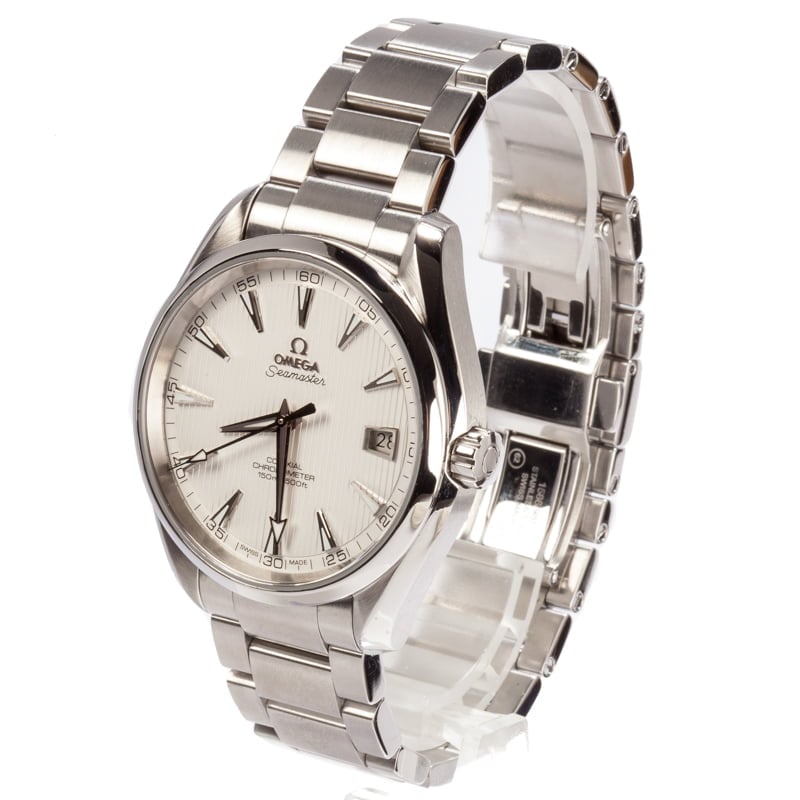 Used Omega Seamaster Aqua Terra Silver