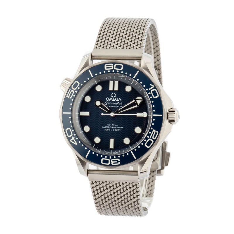 Omega Seamaster Diver 300M James Bond 60th Anniversary Blue Dial