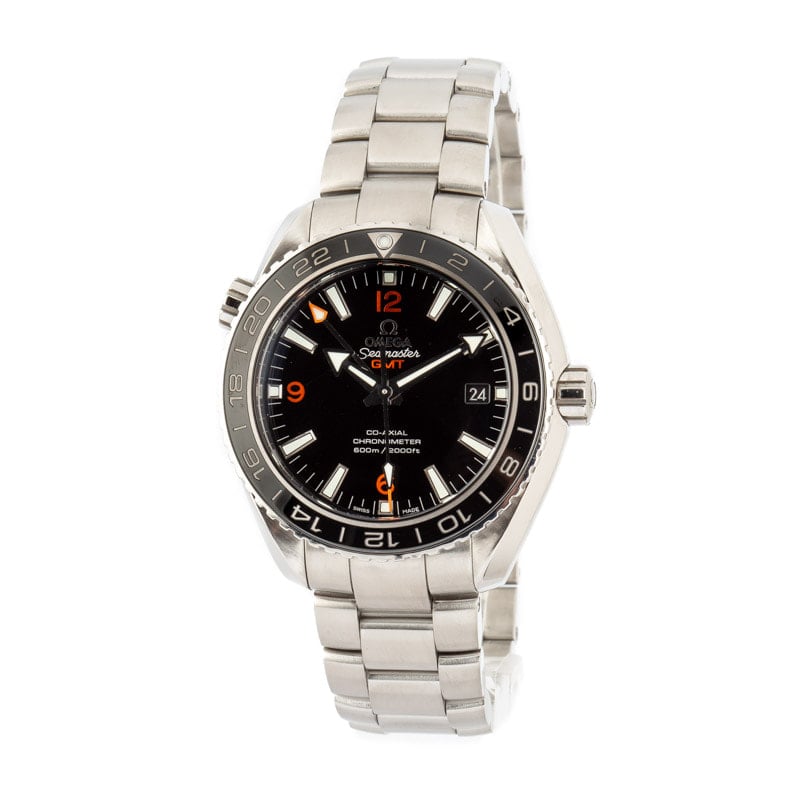 Omega Seamaster Planet Ocean GMT Black Dial