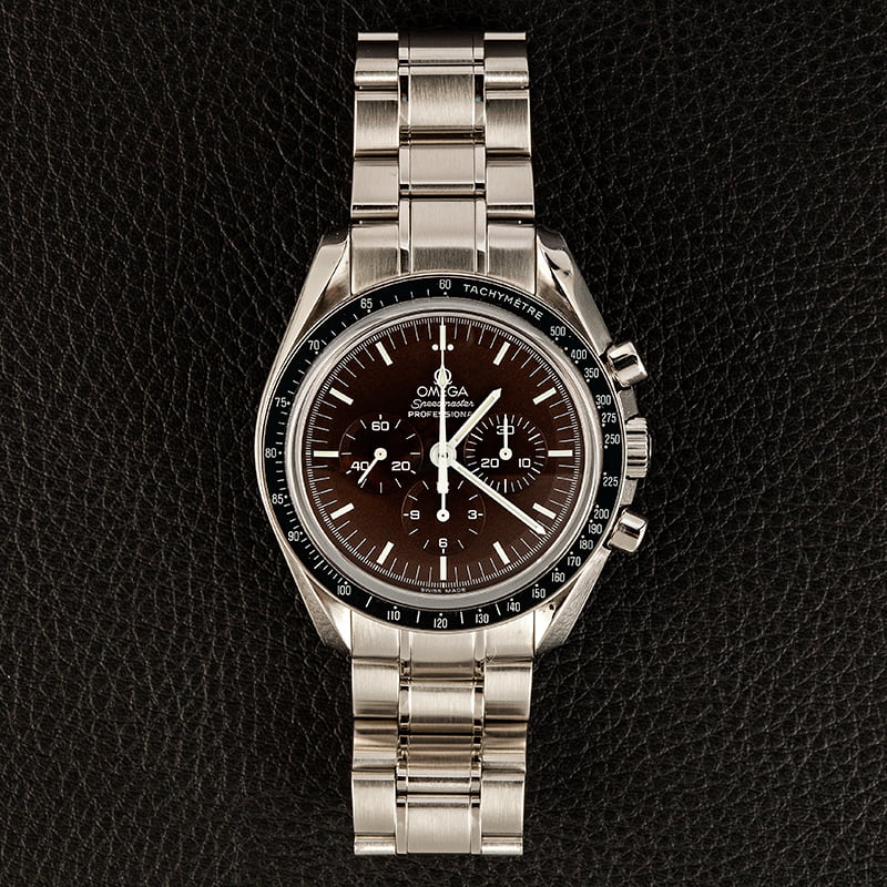 Omega Speedmaster Moonwatch Professional Chronograph Brown