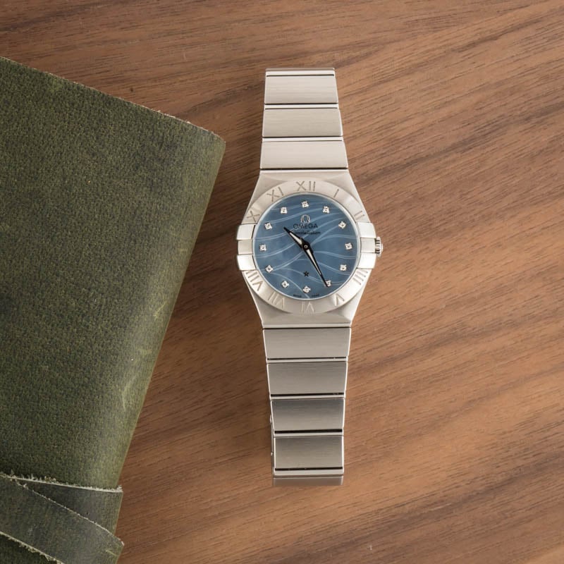 Omega Constellation Blue Mother of Pearl 1