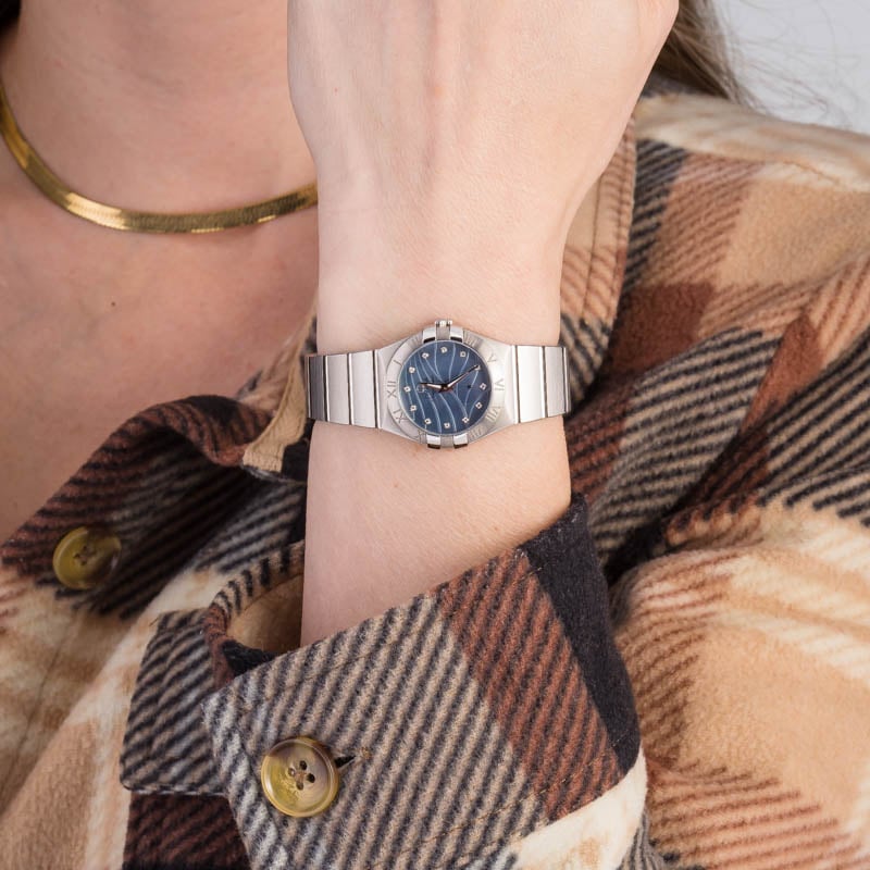 Omega Constellation Blue Mother of Pearl 1