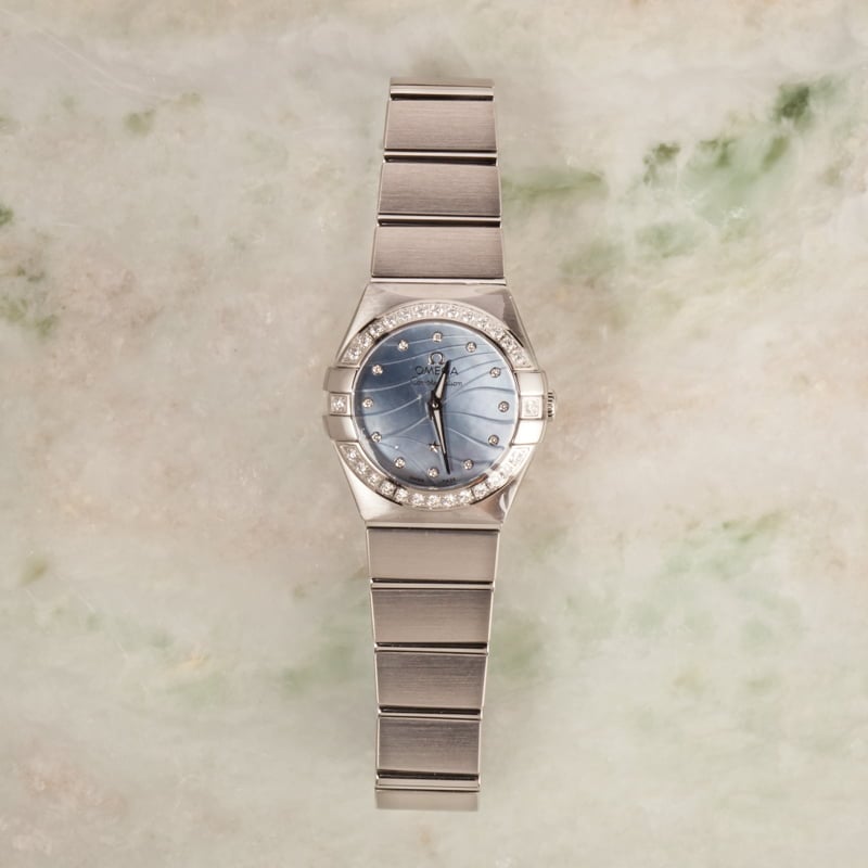 Omega Constellation Blue Mother of Pearl Dial