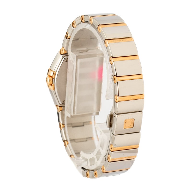 Ladies Omega Constellation Brown Supernova Diamond Dial