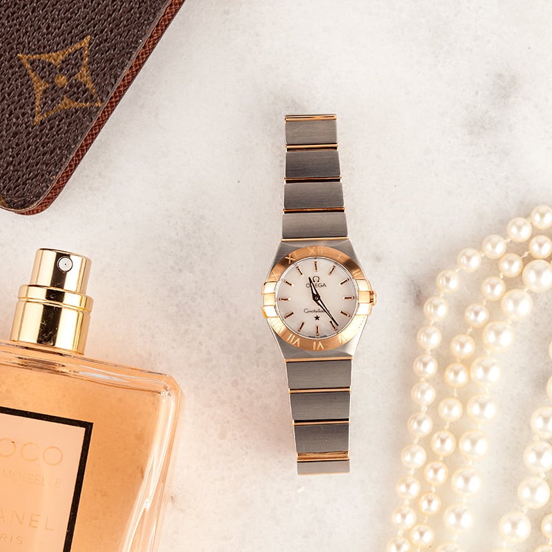 Omega Constellation Steel & Gold Quartz