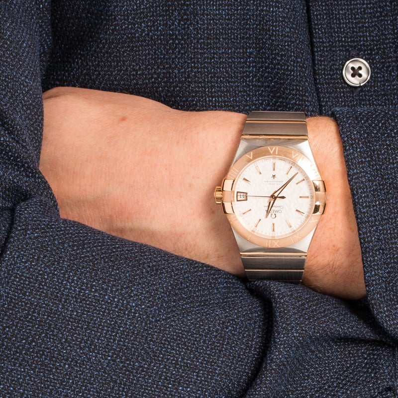 Omega Constellation Red Gold & Stainless Steel