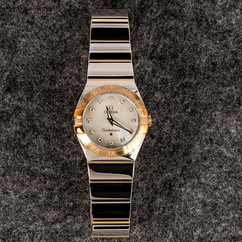 Lady Omega Constellation Diamond Dial