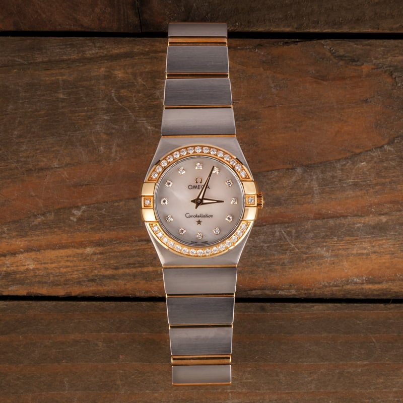 Lady Omega Constellation Diamond Dial & Bezel