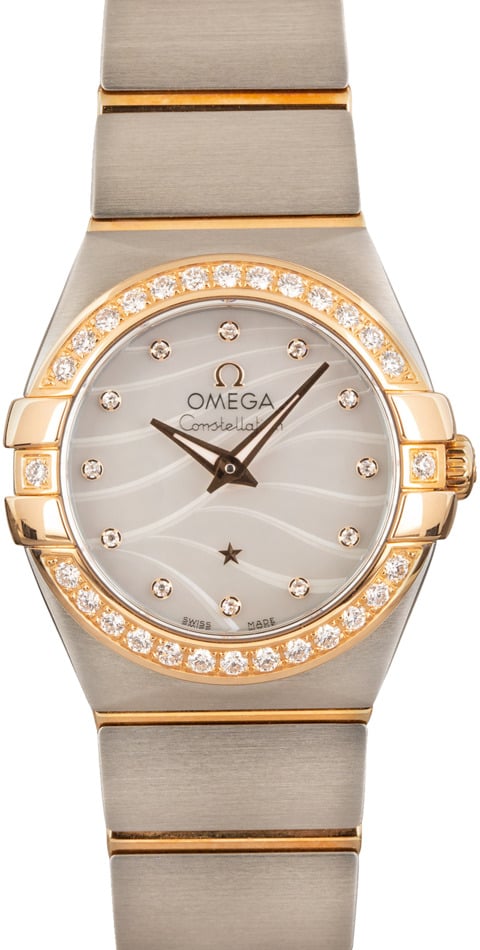 Omega Constellation Wavy Diamond Dial