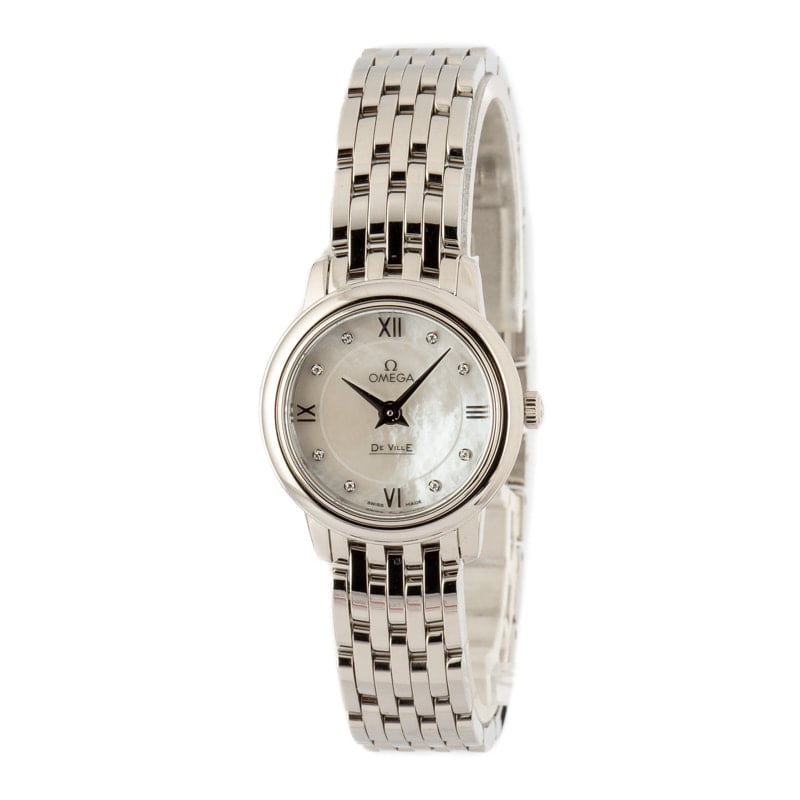 Womens Omega De Ville Prestige Diamond Dial