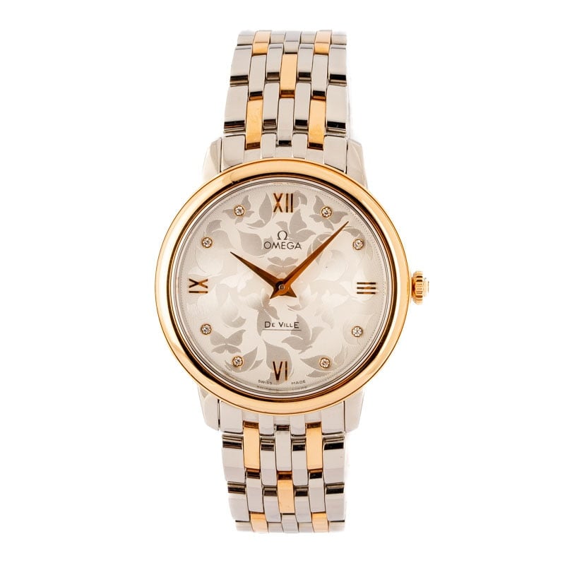 Ladies Omega De Ville Prestige Butterfly Dial