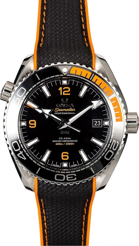 Omega Seamaster Planet Ocean Black Orange