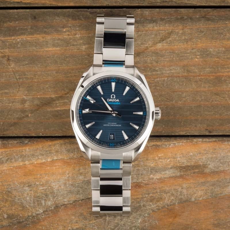 Omega Seamaster Blue Teak Dial