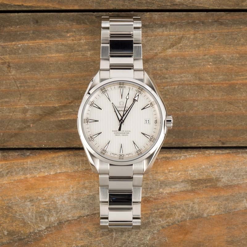 Omega Seamaster Aqua Terra 150M Silver Teak Dial