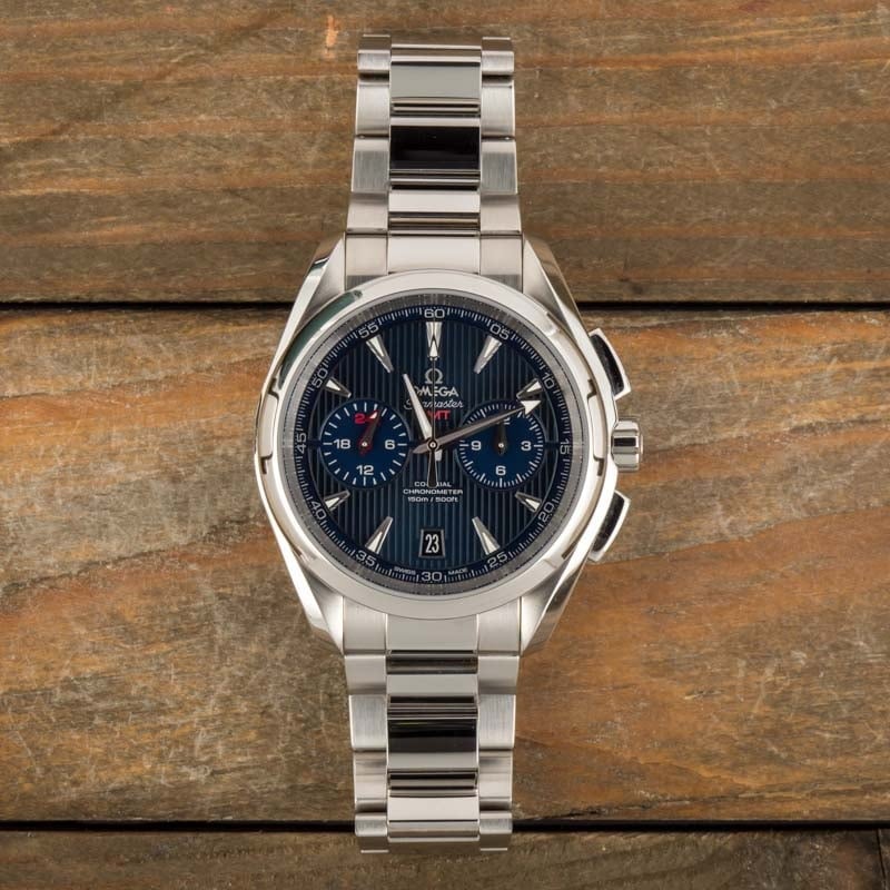 Omega Seamaster Aqua Terra Blue GMT