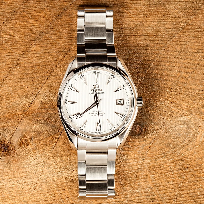 Used Omega Seamaster Aqua Terra Silver