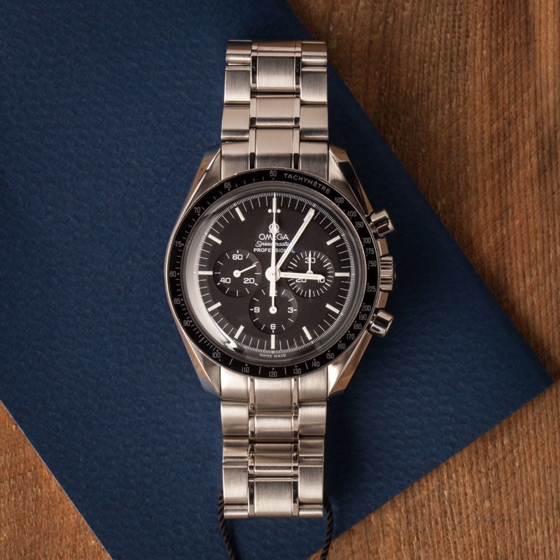 Pre-Owned Omega Speedmaster Black Dial