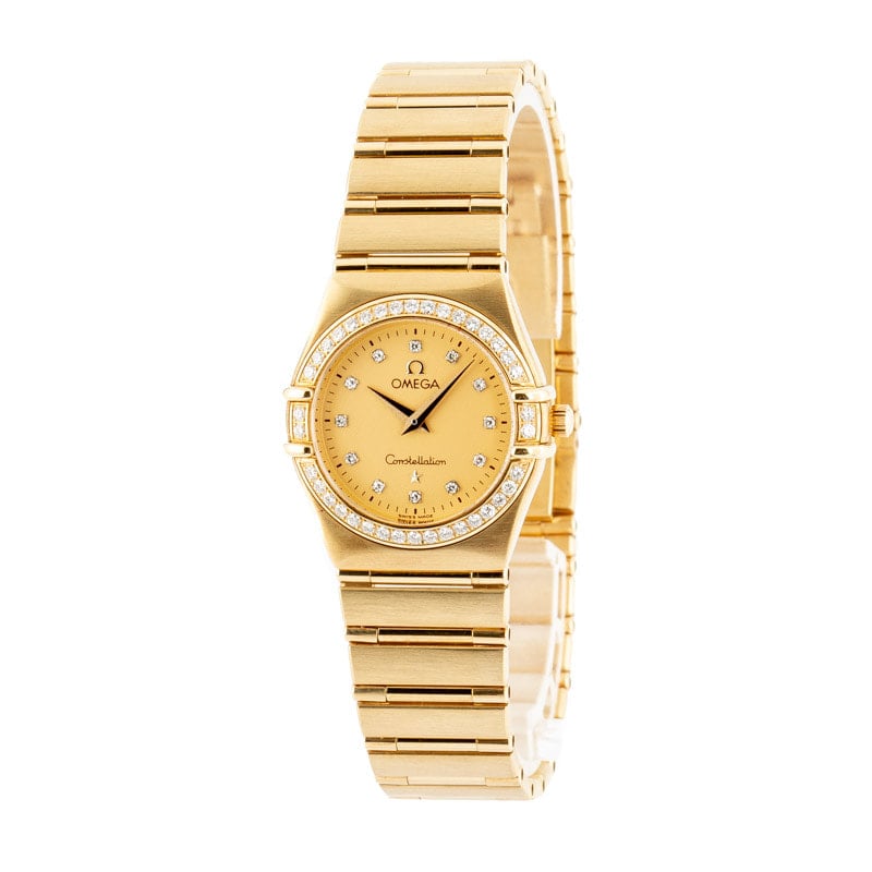 Lady Omega Constellation Diamond Bezel