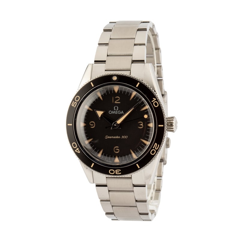 Used Omega Seamaster 300 Black Dial