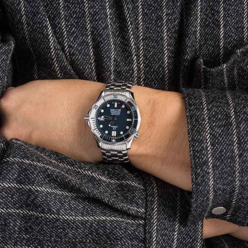 Pre-Owned Omega Seamaster 300 Blue Wave Dial