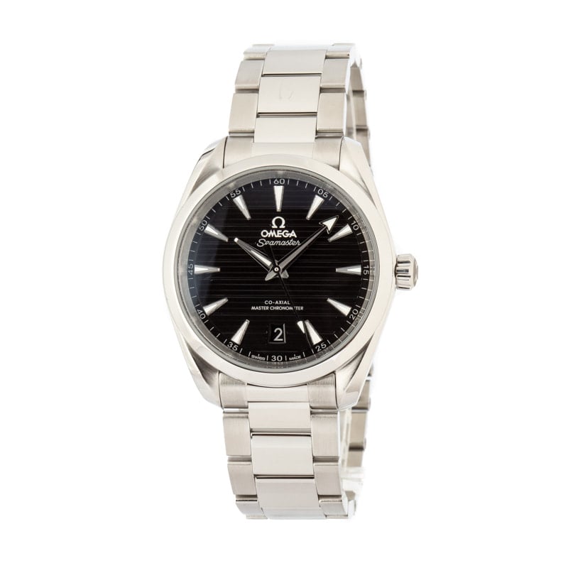 Used Omega Seamaster Aqua Terra Black Teak Dial