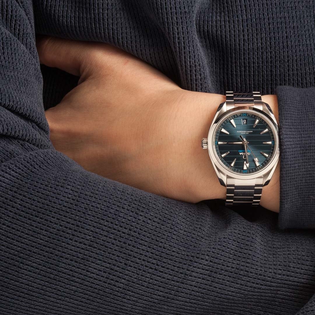 Omega Seamaster Blue Dial Aqua Terra