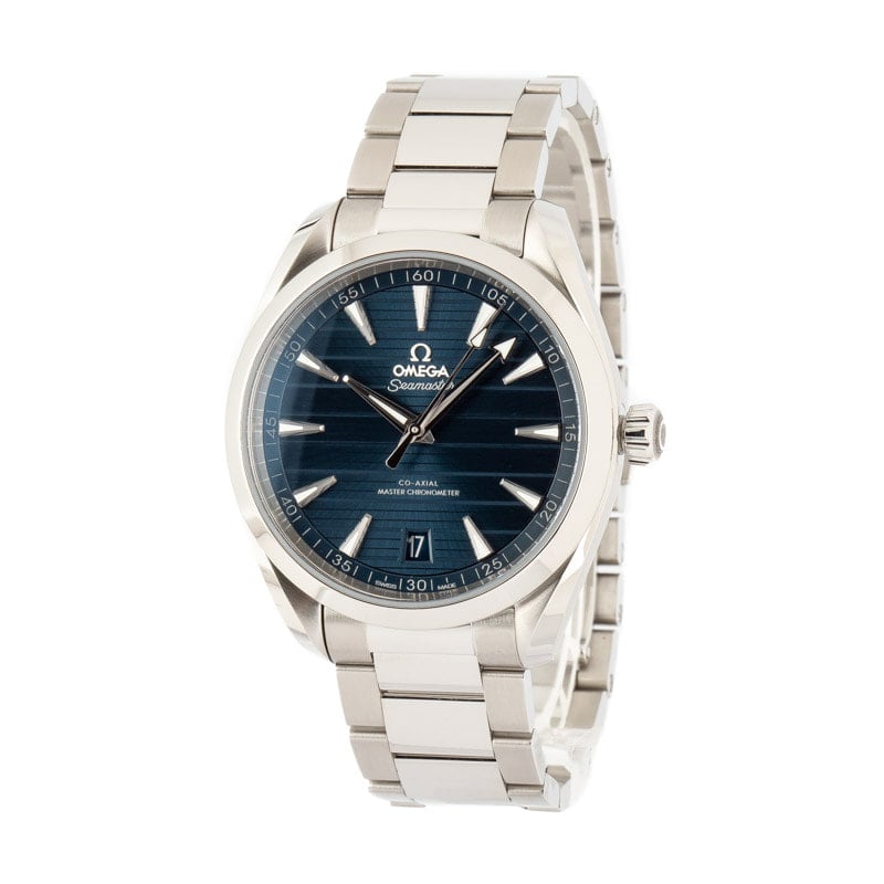 Omega Seamaster Aqua Terra 150M Blue Dial Stainless Steel