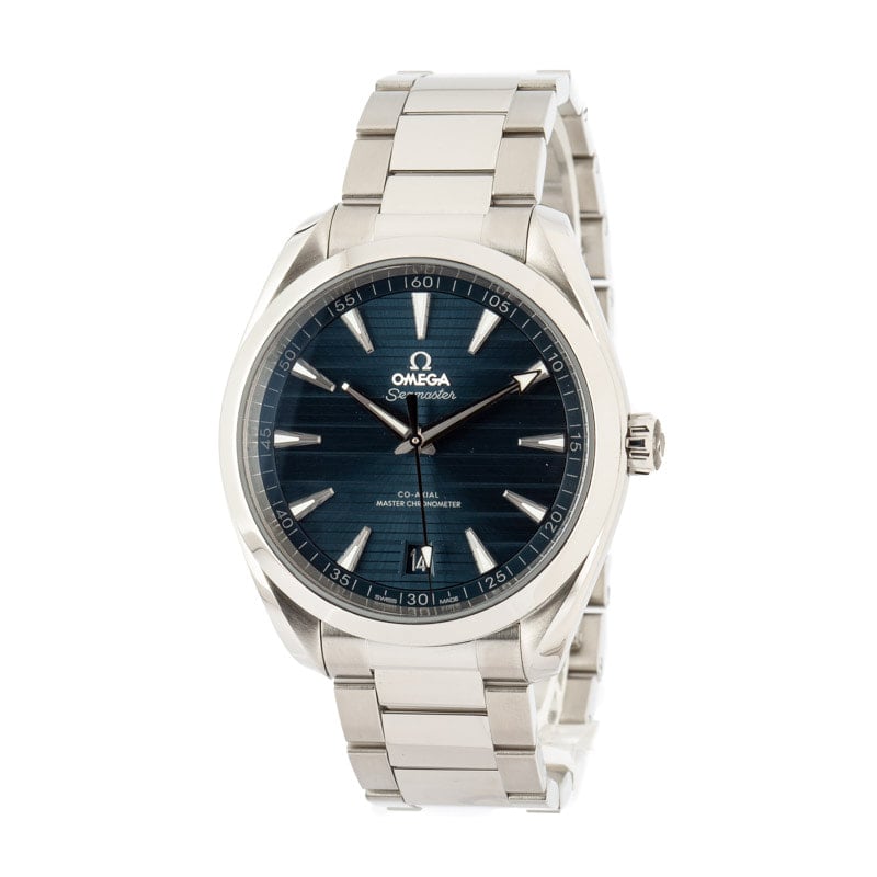 Omega Seamaster Aqua Terra Blue Teak Dial 150M