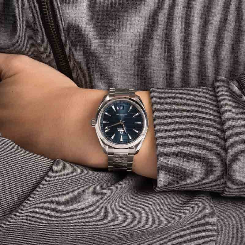 Omega Seamaster Aqua Terra Blue Teak Dial 150M