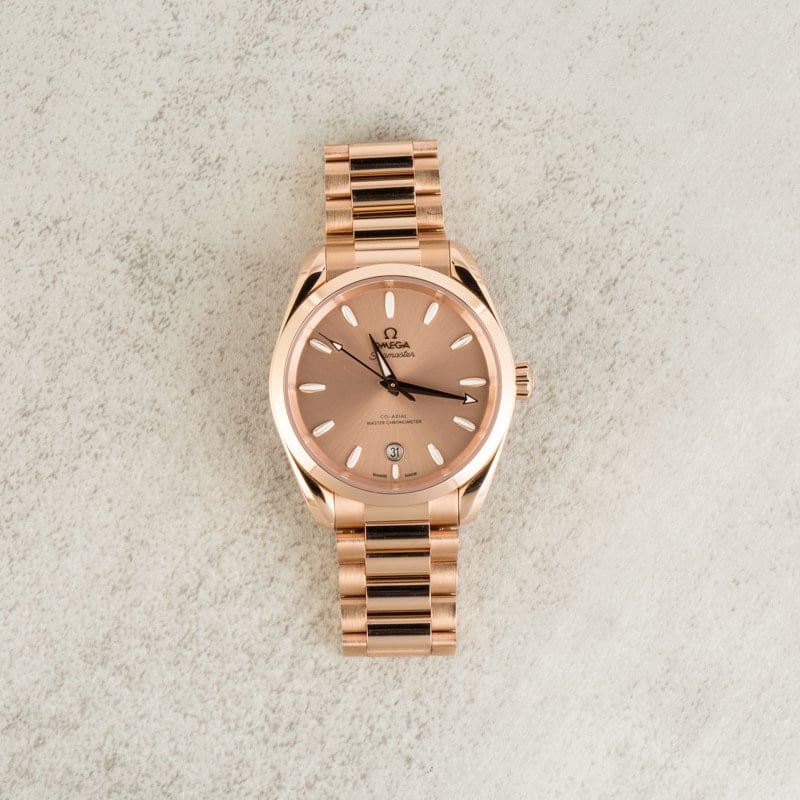 Omega Seamaster Aqua Terra Shades Sedna Gold