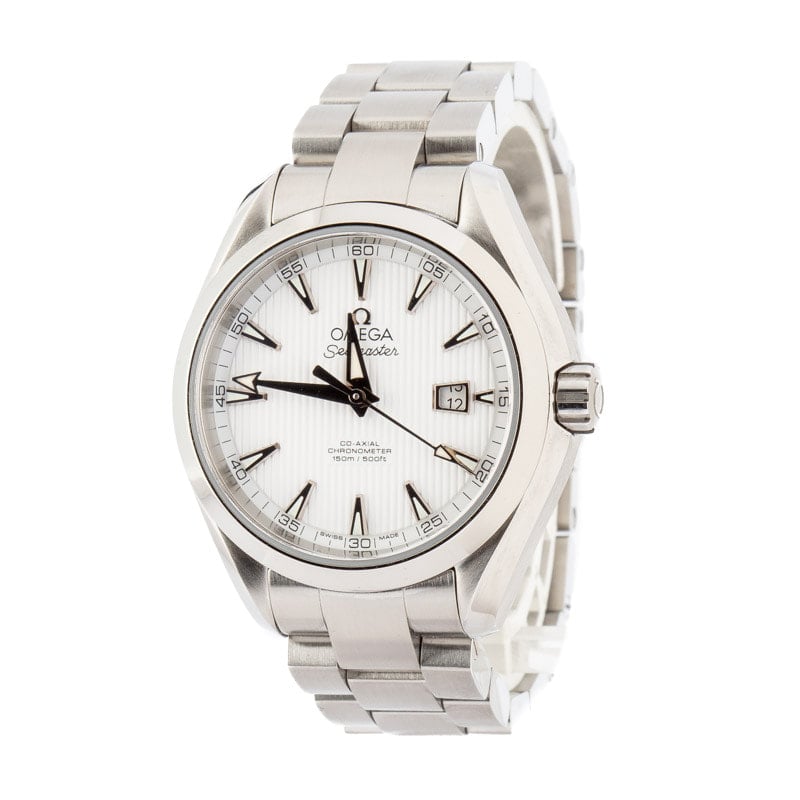 Pre-owned Ladies Omega Seamaster Aqua Terra Silver Dial