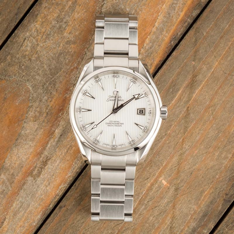 Omega Seamaster Aqua Terra Silver Teak