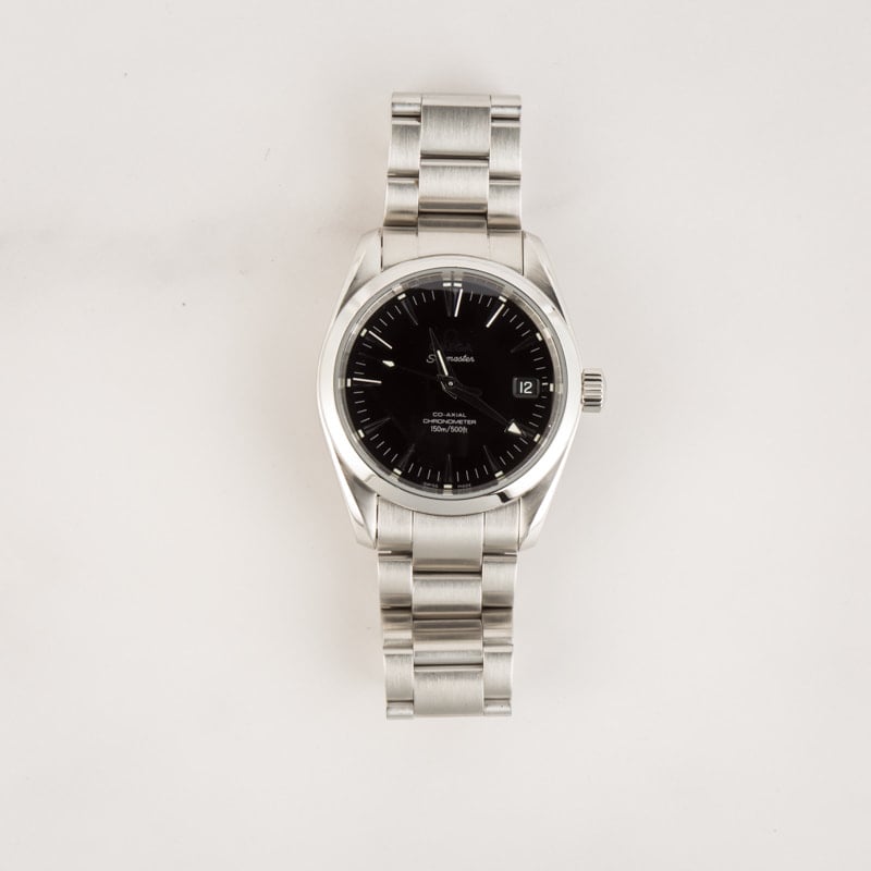 Used Omega Seamaster Aqua Terra Black Dial