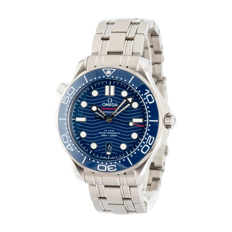 Omega Seamaster Diver 300M Stainless Steel Blue Dial