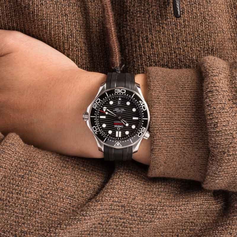 Omega Seamaster 300M Chronometer Black Wave