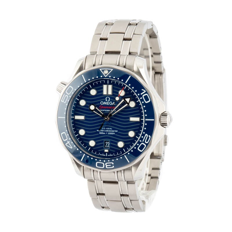 Used Omega Seamaster Diver 300M Blue Dial